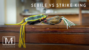 Sébile Pivot Frog vs. Strike King KVD Sexy Frog