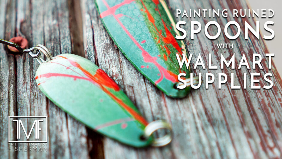 Painting Ruined Spoons with Walmart Supplies