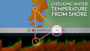 Checking Water Temperature from Shore for Better Fishing