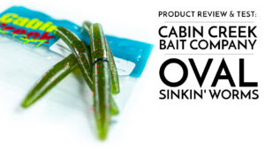 Cabin Creek Bait Company Oval Sinkin’ Worms | Product Review & Field Test