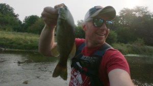 Creek Fishing in Illinois: Rebel Wee-R Smallmouth Bass