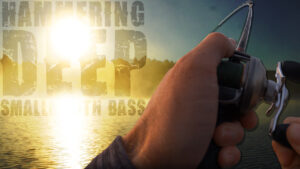 Fishing Smallmouth Bass Deep & HAMMERING ’em on a Kalin’s Jig! (Awesome Wisconsin Fishing!) #short