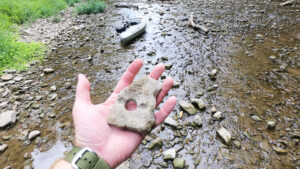 Creek Fishing Trip Low Water Kayak Hag Stone Hagstone