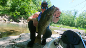 creek fishing illinois aj hauser ned ocho smallmouth bass