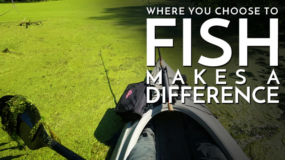 Where you choose to fish makes a difference