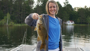 Wisconsin Bass Fishing Manitowish Chain Minocqua Base Box Smallmouth Jen