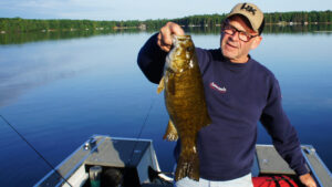 Wisconsin Bass Fishing Manitowish Chain Minocqua Base Box Smallmouth Dad Boat