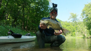 Illinois Creek Fishing Smallmouth Bass Popper Pop-X Megabass