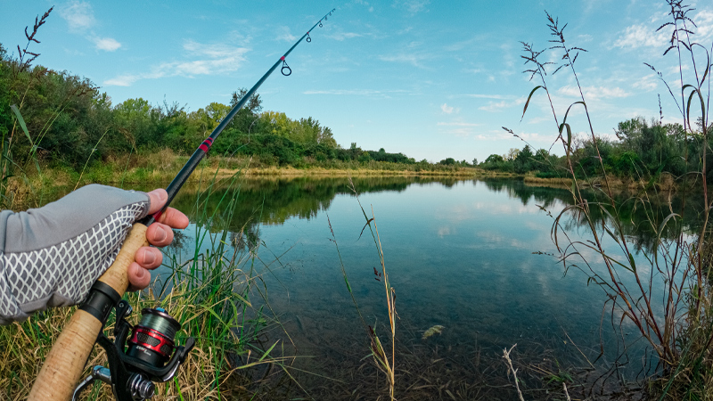 Midwest Outdoors Secret Lake Hike Fishing Illinois Backwater Hidden Small Water