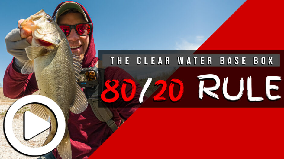 largemouth bass fishing 80 20 rule bank fishing