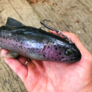 Huddleston Deluxe 8 Inch Rainbow Trout Big Swimbait