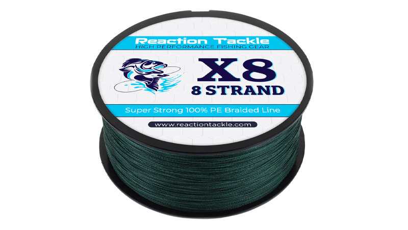 reaction tackle braid x8 8-strand braided fishing line