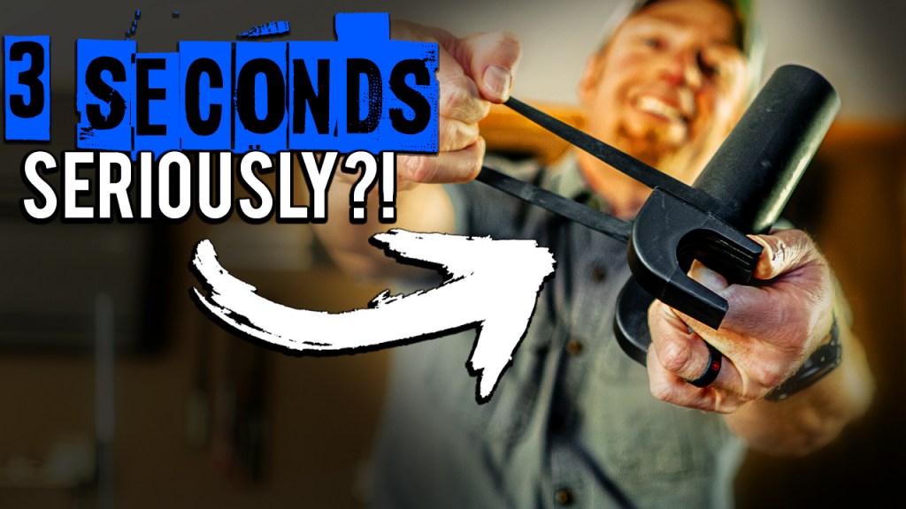 YouTube Thumbnail 3 Three Second Rod Holder Footer Video