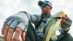 Reaction Tackle Weighted Wacky Rig Dinger Largemouth Bass Fishing Snapping Turtle Pond Bank