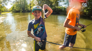 Kids Fishing Creek Liam Finn Largemouth