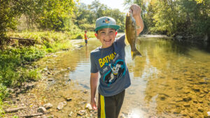 Kids Fishing Creek Liam Finn Smallmouth