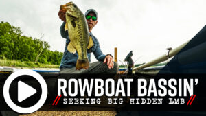 Rowboat Bass Fishing for Big Fat Hidden Largemouth