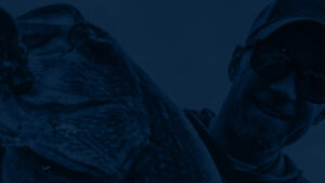 Callout Section The Minimalist Fisherman Midwest Bass Fishing Blue Banner Background Migration