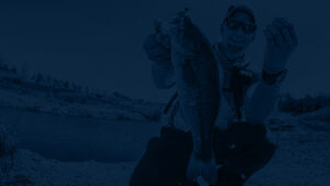 Callout Section The Minimalist Fisherman Midwest Bass Fishing Blue Banner Background Migration