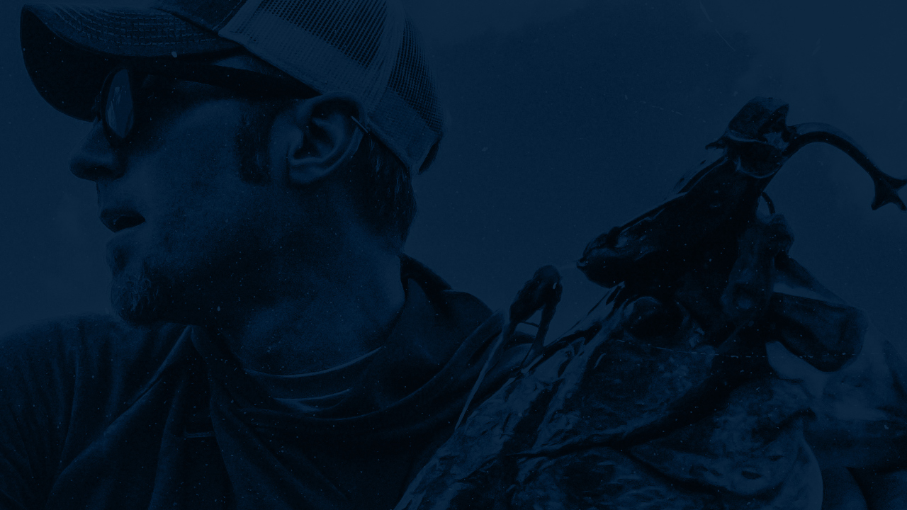 Callout Section The Minimalist Fisherman Midwest Bass Fishing Blue Banner Background Migration