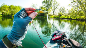 AJ Hauser Midwest Outdoors Illinois Fishing Fisherman Popper Kayak Megabass Pop-X