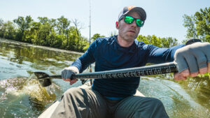 AJ Hauser Midwest Outdoors Minimalist Fisherman Kayak Canal Paddle