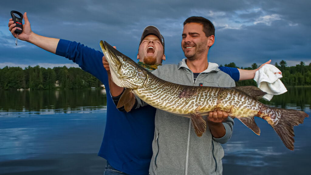 Manitowish Waters Fishing Hauser Minimalist Fisherman Muskie Musky Family Vaughn Brother